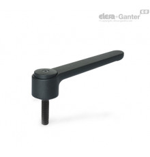 Плоская ручка рычажного типа GN 126-120-M10-63-SW ELESA+GANTER