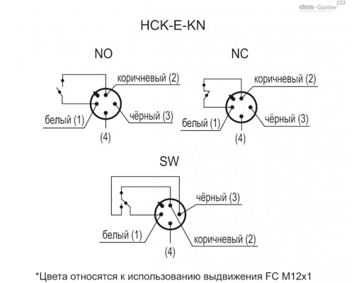 Индикатор HCK.176-A4-M12-FKM-GL-P-ENT-NO (114779) ELESA+GANTER