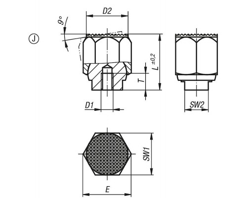 Упоры K1164.108 Kipp
