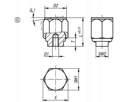 Упоры K1164.108 Kipp