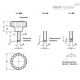 Винт с накаткой GN 7336.5-34-M6-15-* ELESA+GANTER