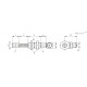 Крепление VPH-80-05-M5-F-L (VV.46002) ELESA+GANTER