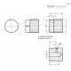 Ручка управления GN 436.1-24-B6-A-MT ELESA+GANTER