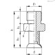 Вакуумная присоска VVH-10-G1/8-T-A (VV.52035) ELESA+GANTER