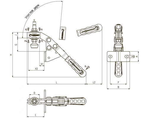 Прижимы 133-5 Kukamet