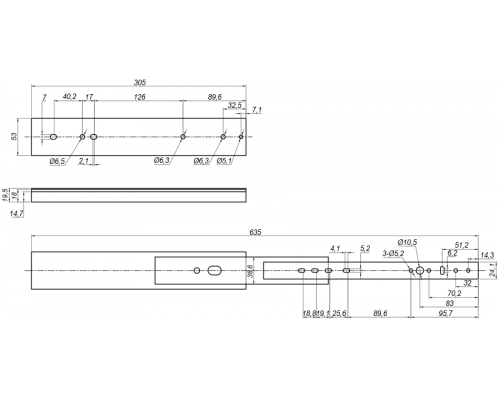 Направляющие A40503.033055320 Алтервиа