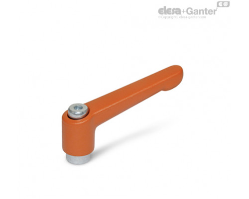 Регулируемая ручка рычажного типа GN 300.2-63-M6-OS ELESA+GANTER