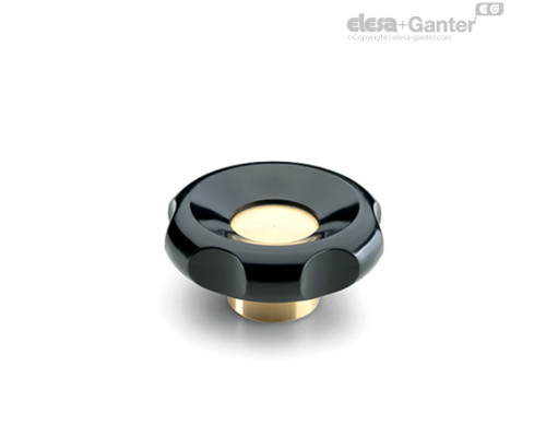 Лепестковая поворотная ручка VL.640/60 FP-B (174261) ELESA+GANTER