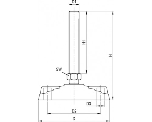 Опора PAMZB801260 EMES