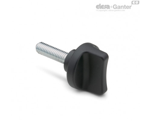 Зажимной барашек CT-FG.30-SST-p-M8x25 (108043) ELESA+GANTER