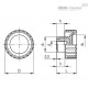 Ручка с рифлением BT.16 B-M3 (6320) ELESA+GANTER