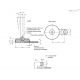 Регулируемая опора GN 33-80-M20-62-B1-X ELESA+GANTER