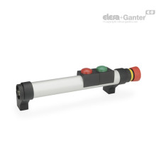 Трубчатая ручка GN 332-200-EL-T2-2-L ELESA+GANTER