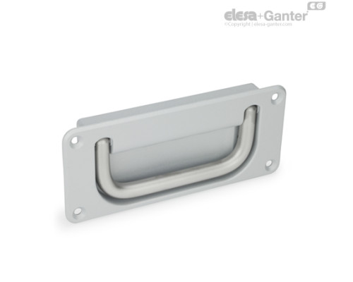 Складная ручка GN 425.8-120-NI-SR-A ELESA+GANTER