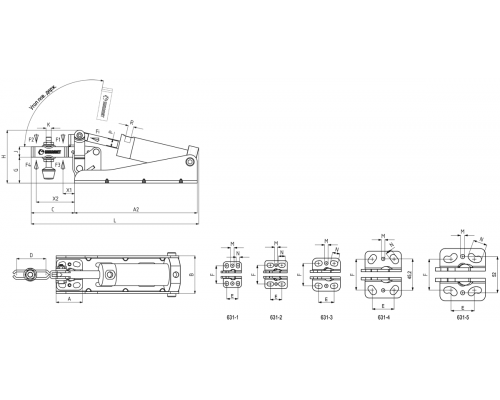 Прижимы 631-1 Kukamet