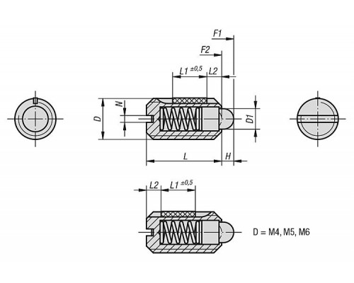 Фиксаторы K0324.210 Kipp