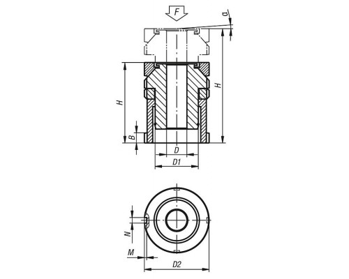 Опора K0119.1410 Kipp