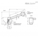 Ручка рычажного типа с функцией защиты GN 312-21-M6-D ELESA+GANTER
