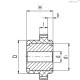 Зубчатое соединение ZGD-1.5-20-M (551016) ELESA+GANTER
