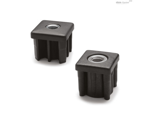 Торцевая заглушка NDX.Q-20x1.5-M8 (320011) ELESA+GANTER