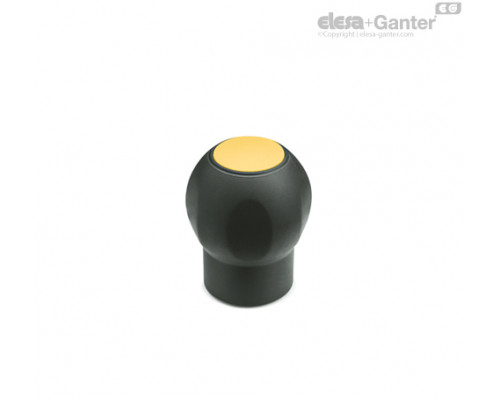 Грибовидная лепестковая ручка EBK.43 B-M10-C-SOFT-C4 (245105-C4) ELESA+GANTER