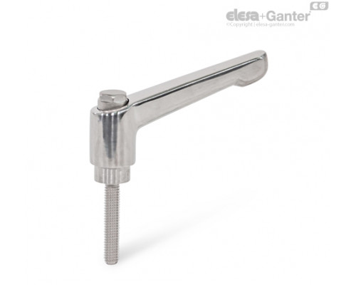 Регулируемая ручка рычажного типа GN 300.6-92-M10-40-AS ELESA+GANTER