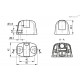 Зажим MSR.60-B-C3 (440001-C3) ELESA+GANTER