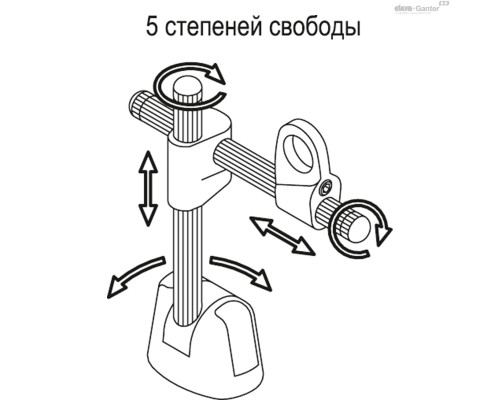 Зажим MSR.60-B-C3 (440001-C3) ELESA+GANTER