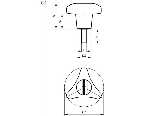 Ручка K1020.18008 Kipp