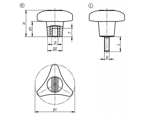 Ручка K1020.18008 Kipp