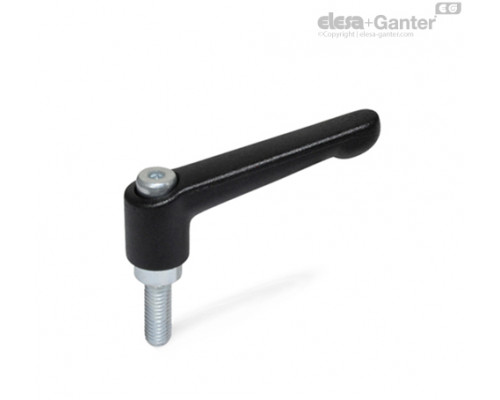Регулируемая ручка рычажного типа GN 300.2-30-M4-25-SW ELESA+GANTER