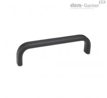 Плоская П-образная ручка GN 668-20-190-A-SW ELESA+GANTER