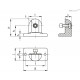 Основание TCC-PBF-30-S-C9 (600435-C33) ELESA+GANTER
