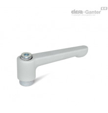 Плоская регулируемая ручка рычажного типа GN 302.2-22-M3-SR ELESA+GANTER