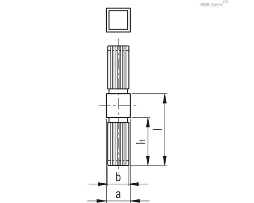 Соединитель STC.30-1A-2W-C9 (430101) ELESA+GANTER