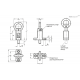 Штифт стопорный GN 722.5-12-20-A-A4 ELESA+GANTER