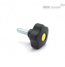 Лепестковая поворотная ручка VCT.43 p-M8x20-SOFT-C4 (169912-C4) ELESA+GANTER