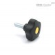 Лепестковая поворотная ручка VCT.66 p-M12x50-SOFT-C4 (170037-C4) ELESA+GANTER