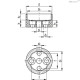 Зажимной элемент RDB.40-60-CF (51995) ELESA+GANTER
