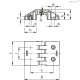 Петля CFE.30 B-M3-CH-3 (423151) ELESA+GANTER