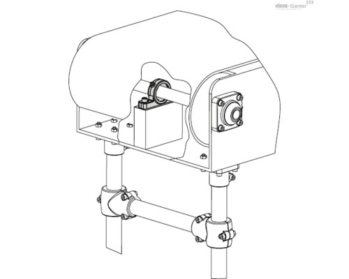 Кронштейн UCP.206-C-30-P (419543) ELESA+GANTER