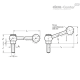 Регулируемая прижимная ручка GN 6337.3-20-M8-40-M ELESA+GANTER