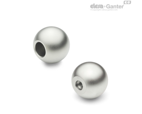 Шарообразная ручка DIN 319-NI-16-M4-C ELESA+GANTER