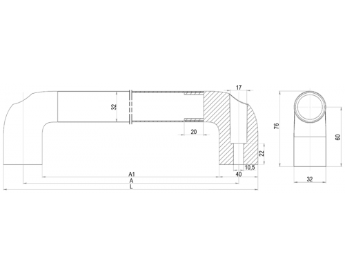 Ручка A30111.00060 Алтервиа