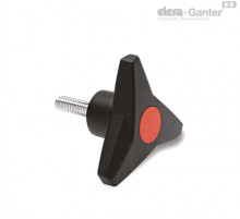 Трёхлепестковая ручка VB.839/80 p-M10x30-C6 (64692-C6) ELESA+GANTER
