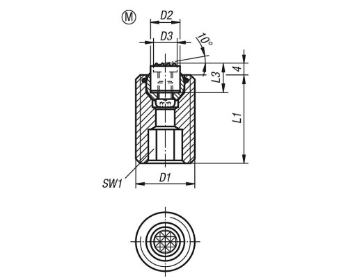 Упоры K0291.520X050 Kipp