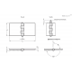 Петля GN 1366-ST-120-40-A-BL ELESA+GANTER