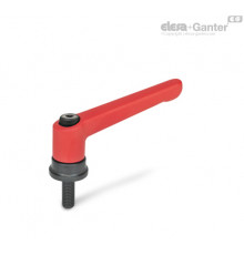 Регулируемая ручка рычажного типа GN 300.4-63-M6-20-RS ELESA+GANTER