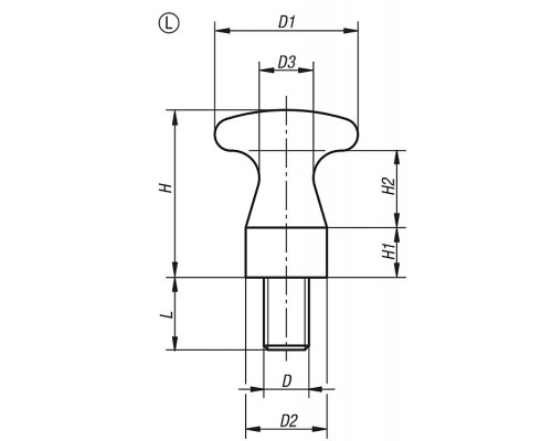 Ручка K0157.08 Kipp