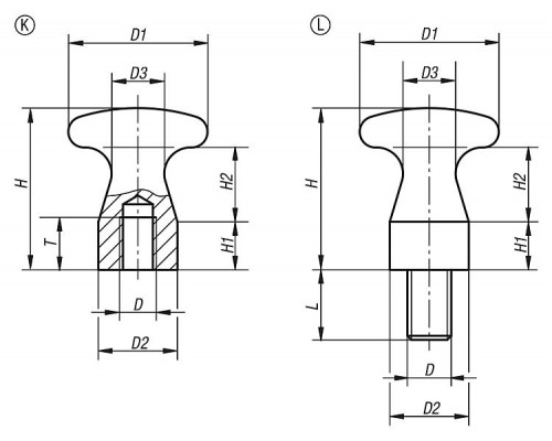 Ручка K0157.08 Kipp